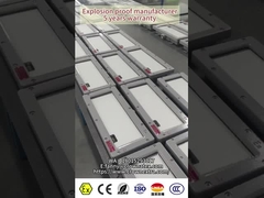 đèn hiệu thoát hiểm chống nổ ATEX EAC được phê duyệt cho môi trường nguy hiểm 180 phút khẩn cấp