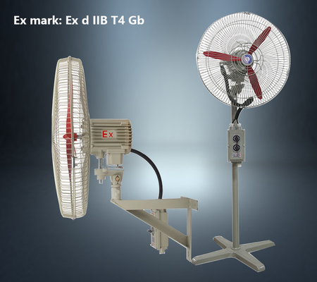 Quạt xoay chống cháy nổ ATEX 6600-1800m³/h IP54 Ổn định cho ngành công nghiệp hóa chất, dầu khí, khai thác mỏ, tiết kiệm năng lượng
