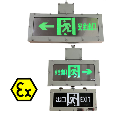 Đèn thoát hiểm chống nổ Đèn thoát hiểm chống cháy IECEx xếp hạng Ex d IIC cho khu công nghiệp Khu vực 1 Khu vực 21 Khu vực nguy hiểm