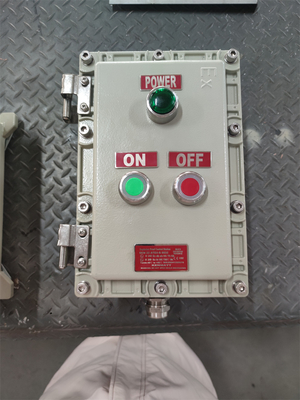 10A Exd Sation kiểm soát chống nổ ATEX được đánh giá là cáp nhôm cấp hải quân G3/4 &quot; 220VAC 380VAC Đối với vùng nguy hiểm lớp 1