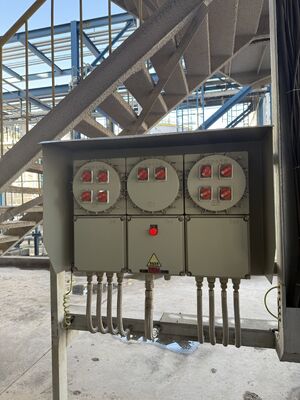 Tủ điều khiển chống ăn mòn IP 65 380V, chống cháy nổ, bảng điều khiển cầu dao chống cháy nổ