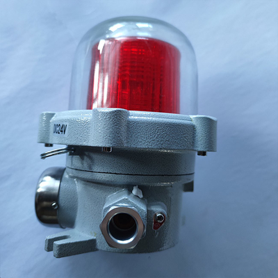 Đèn báo động chống cháy nổ bằng thép không gỉ 304 Loa 24V Còi báo động báo cháy Quá dòng