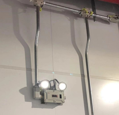 2 * 4.5w khẩn cấp đèn pha kép tường gắn ATEX dẫn ánh sáng chống nổ ánh sáng khẩn cấp cho nơi nguy hiểm