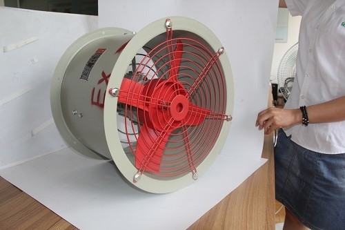 2000m3/h 1450r/m Ventilator trục chống nổ với đường kính 250mm cho môi trường có nguy cơ nổ