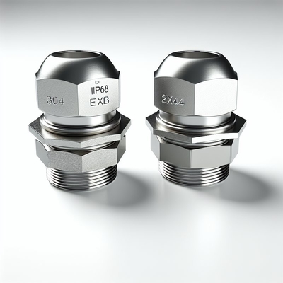 Single Wire Armor Flameproof Cable Gland với 6-12mm Clamping Range