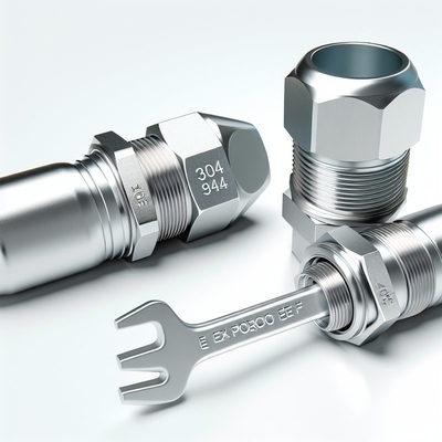 10-14mm Ex Proof Cable Gland với áo giáp dây đơn và bề mặt mịn CE ROHS ISO9001 được chứng nhận