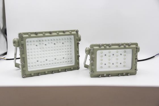 Đèn LED chống nổ màu đỏ 140lm / W với đầu vào AC / DC và xếp hạng IP66