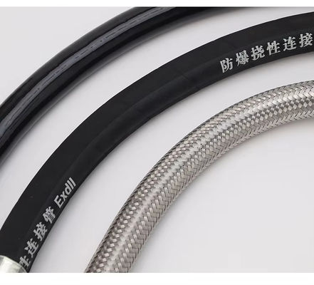 Chống bụi, chống nước theo tiêu chuẩn IP65 Thép không gỉ bền được làm bằng ống dẫn linh hoạt chống cháy nổ 1/2" cho hiệu suất lâu dài