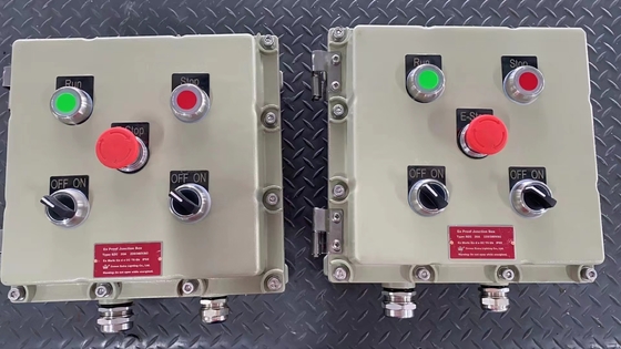 IP65 Thép không gỉ Bàn điều khiển điện gắn tường Khung AC 220V/380V Ex Proof Control Panel
