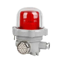 Đồng nhôm đúc nát vỏ 120-180db Cấm nổ báo động âm thanh và hình ảnh 50-40w đèn