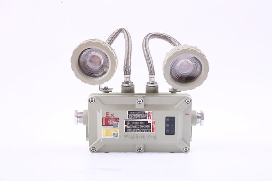2 * 5w Ex Proof Aluminium đèn khẩn cấp 65-85DB báo động Decibel IP66