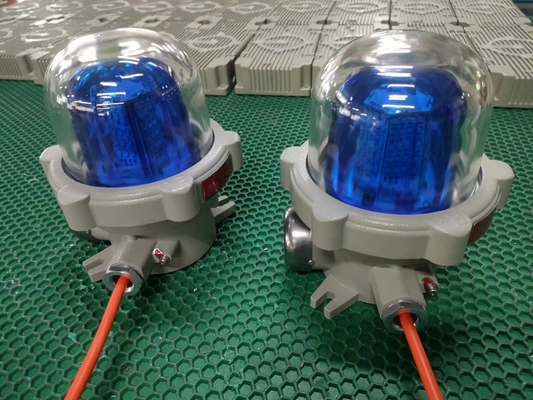 Đèn báo động âm thanh chống nổ màu đỏ 120-180db với 150 lần / phút nhấp nháy
