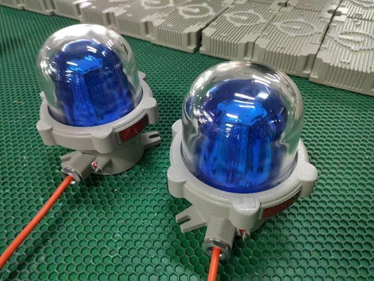 Đèn báo động âm thanh chống nổ màu đỏ 120-180db với 150 lần / phút nhấp nháy