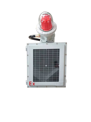 Đèn báo chướng ngại vật năng lượng mặt trời chống cháy nổ hàng hải IP66, Chứng nhận Ex Mark II 2 G/2 D