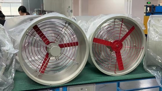 Công nghiệp 1450r / m Chất thải chống nổ đường kính 300mm Fan an toàn và thông gió hiệu suất cao cho các khu vực nguy hiểm