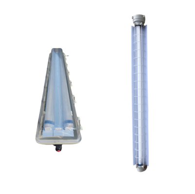 Ex Proof Fireproof Đèn chiếu sáng tuyến tính huỳnh quang - IP66 - Chống ăn mòn 54watt trần lưng dây chuyền