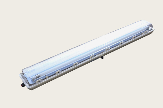 Chứng minh nổ ATEX toàn bộ nhựa ((GRP) Đèn đèn huỳnh quang đèn WF2 IP66 cho khu vực nguy hiểm Div 1 36W