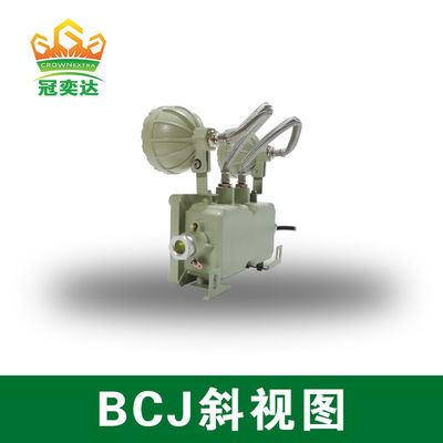 Đèn khẩn cấp chống cháy gắn tường/trần bằng nhôm cấp hàng hải và 2*3Watt