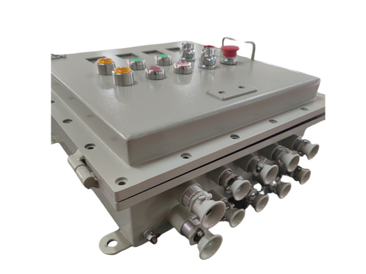 Hộp phân phối bảng điều khiển chống nổ tùy chỉnh với bảo vệ IP66 và vỏ nhôm lớp hải quân 225A