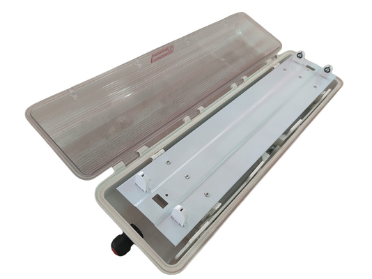 Đèn huỳnh quang LED chống cháy Ex d ATEX IECEx xếp hạng IP66 cho các khu vực nguy hiểm 53W 100lm/w