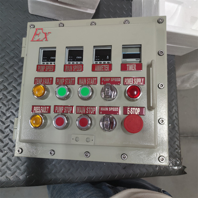 ATEX CNEX xếp hạng Ex d Khóa hộp bảng chống cháy IP66 WF2 cho khu vực nguy hiểm với cáp nhập tùy chỉnh 295Vac