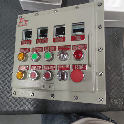 ATEX CNEX xếp hạng Ex d Khóa hộp bảng chống cháy IP66 WF2 cho khu vực nguy hiểm với cáp nhập tùy chỉnh 295Vac