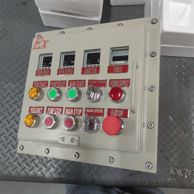 ATEX CNEX xếp hạng Ex d Khóa hộp bảng chống cháy IP66 WF2 cho khu vực nguy hiểm với cáp nhập tùy chỉnh 295Vac