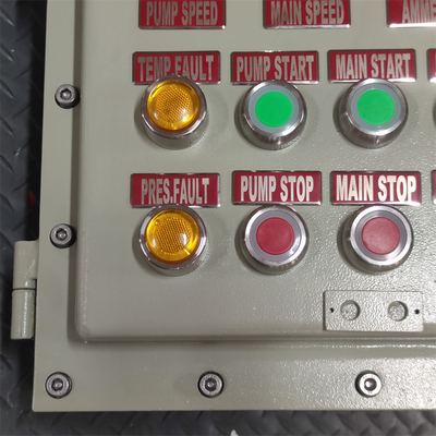 ATEX CNEX xếp hạng Ex d Khóa hộp bảng chống cháy IP66 WF2 cho khu vực nguy hiểm với cáp nhập tùy chỉnh 295Vac