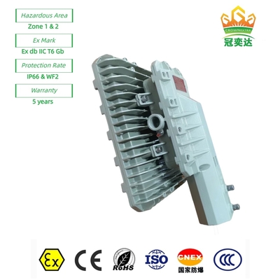 ATEX đánh giá ExProof đèn đường LED WF2 IP66 CREE hạt cho Khu vực 1 Oilfield/Marine 180lm/w 295≤V