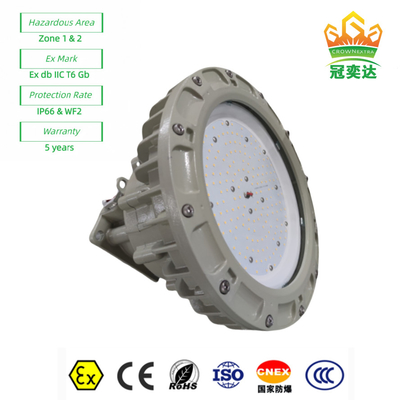 Khu vực 1 Vị trí nguy hiểm Đèn LED chống ăn mòn chống nổ