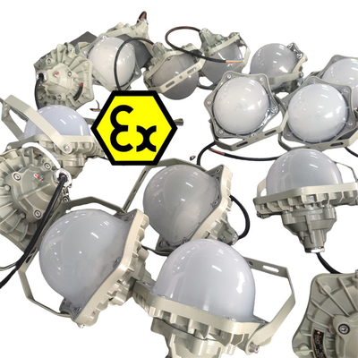 Đèn đèn LED nền tảng nổ với ATEX IP66 bảo vệ máy chủ OEM 100lm / w