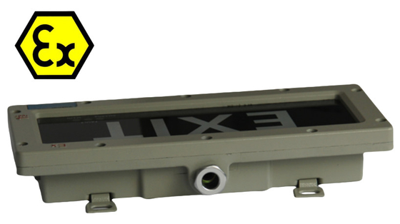 Biểu hiệu ra ngoài LED chống nổ được phê duyệt bởi ATEX IP66 Khu vực nguy hiểm Khu vực 2 và Khu vực 1