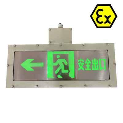 Biểu hiệu ra ngoài LED chống nổ được phê duyệt bởi ATEX IP66 Khu vực nguy hiểm Khu vực 2 và Khu vực 1