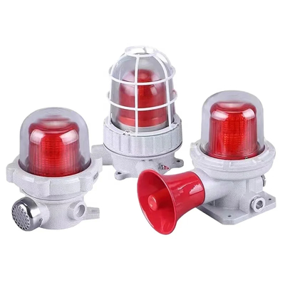 Đèn chỉ thị trực quan âm thanh chống nổ IP66 cho ngành công nghiệp hàng hải