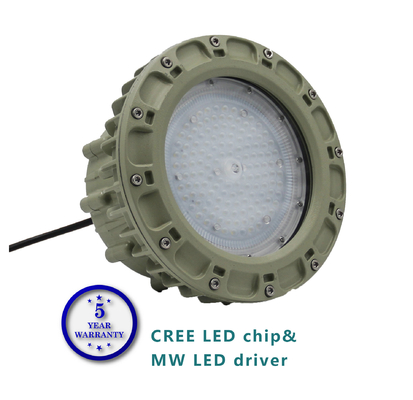 Ánh sáng LED chống nổ với vòm hợp kim nhôm cho trần khu vực nguy hiểm