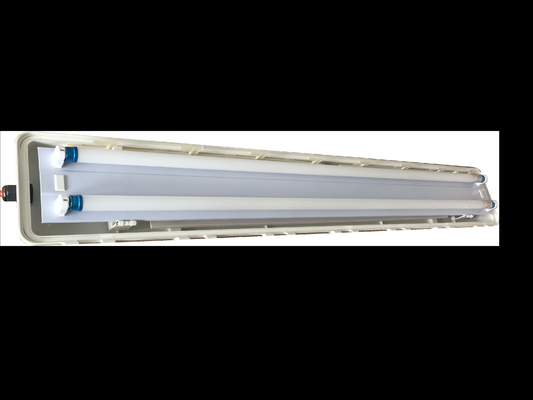 ATEX 2x18w 2x36w EX Bằng chứng LED Ánh sáng tuyến tính Thiết bị chiếu sáng ống T8 chống thấm nước