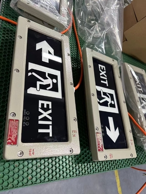 đèn khẩn cấp chống nổ 4500-6500K lớp 1 Div 2 2 * 3W Hợp kim nhôm 90/120/180 phút