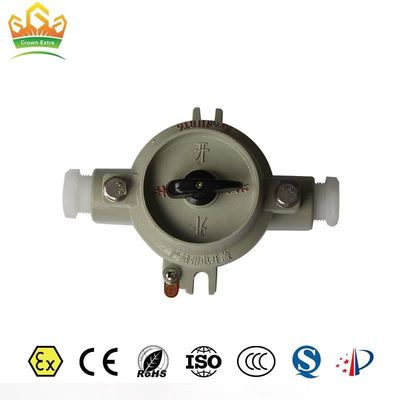 IP66 Chuyển hiệu chống nổ 10A Cáp dòng Spec 9mm 13mm Thích hợp cho các khu vực có nguy cơ nổ và các khu công nghiệp