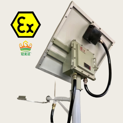 Đèn đường mặt trời chống nổ Atex IECEx Được phê duyệt WF2 IP66 100 Watt 140lm