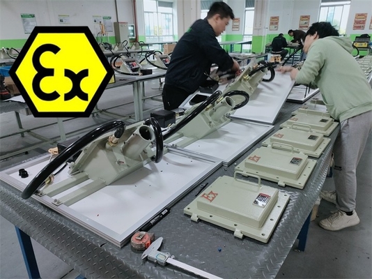 Đèn đường mặt trời chống nổ Atex IECEx Được phê duyệt WF2 IP66 100 Watt 140lm