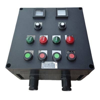 Sân điều khiển chống nổ 220V ATEX được phê duyệt GRP chống ăn mòn IP66 WF2 Cây dựng dọc treo cho môi trường nguy hiểm Khu vực1 Khu vực2