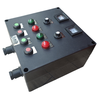Sân điều khiển chống nổ 220V ATEX được phê duyệt GRP chống ăn mòn IP66 WF2 Cây dựng dọc treo cho môi trường nguy hiểm Khu vực1 Khu vực2