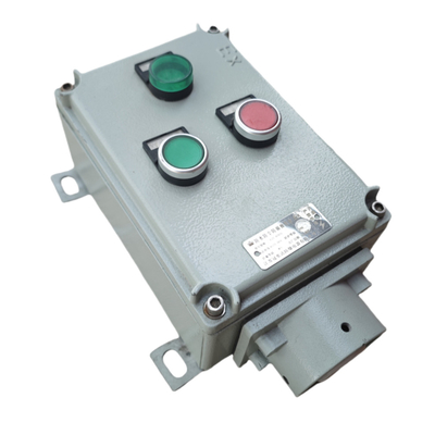 220V 380V Băng kiểm soát chống nổ Trạm điều khiển nhôm lớp biển IP66 chống ăn mòn Với cáp nhập tùy chỉnh An toàn bền cho ZONE1 ZONE2 ZONE21 ZONE22