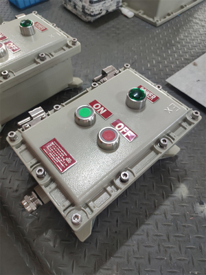 10A Exd Sation kiểm soát chống nổ ATEX được đánh giá là cáp nhôm cấp hải quân G3/4 &quot; 220VAC 380VAC Đối với vùng nguy hiểm lớp 1