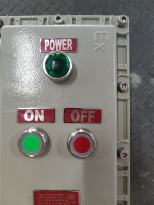10A Exd Sation kiểm soát chống nổ ATEX được đánh giá là cáp nhôm cấp hải quân G3/4 &quot; 220VAC 380VAC Đối với vùng nguy hiểm lớp 1