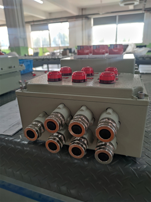 Bảng điều khiển chống cháy được gắn trên tường có thể tùy chỉnh điện áp định lượng ATEX CNEX Chứng nhận ISO9001 cho giải pháp thủy sản khí dầu