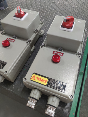 ATEX chống nổ Lsolator Box IP66 chống ăn mòn Aerospace Grade nhôm Để lắp tường Ex D E cho khí biển Môi trường hóa dầu