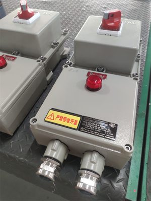 ATEX chống nổ Lsolator Box IP66 chống ăn mòn Aerospace Grade nhôm Để lắp tường Ex D E cho khí biển Môi trường hóa dầu