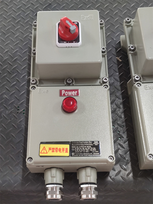 ATEX chống nổ Lsolator Box IP66 chống ăn mòn Aerospace Grade nhôm Để lắp tường Ex D E cho khí biển Môi trường hóa dầu