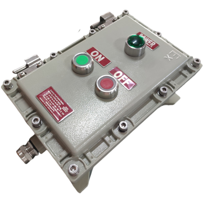 10mm dày chống nổ chống cháy hộp điều khiển Sation IP66 chống ăn mòn tùy chỉnh cáp đầu vào độ tin cậy cao cho sân bay khí Staion ZONE1